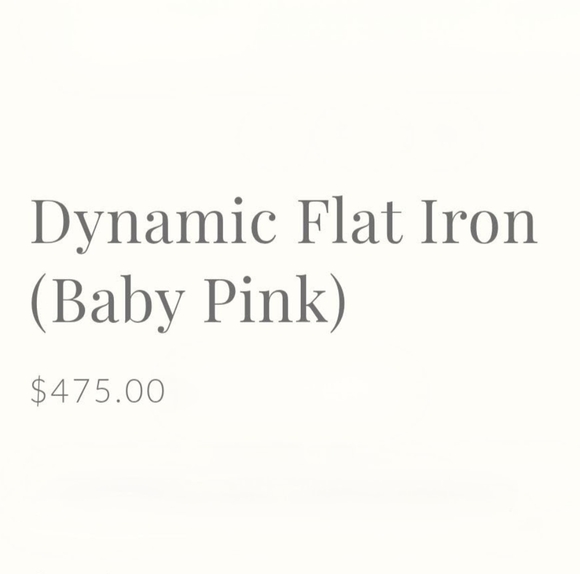 NIB Soleil Dynamic Styler Flat Iron in Baby Pink - Picture 2 of 5